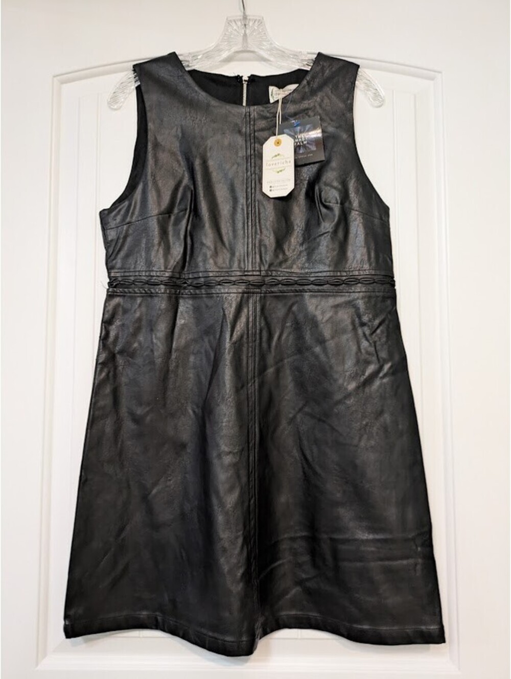 Loveriche Faux‑Leather Vest Jacket | Large | GUC